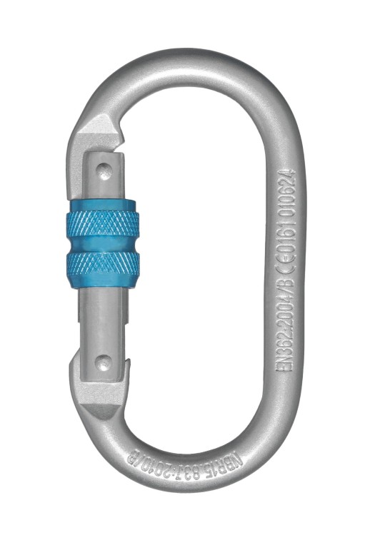 Zestaw asekuracyjny: lina półstatyczna 10,5 mm + karabinek stalowy 25 kN Irudek - zdjęcie 2