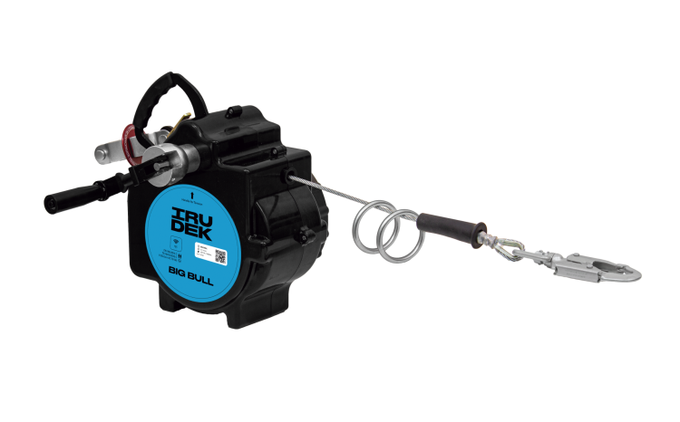 Big Bull: Linia życia stalowa do 18m asekuracja dla 2 osób EN 795-C