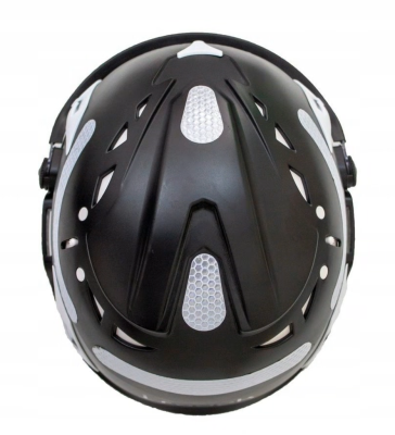 Odblaskowe naklejki na kask Oreka zwiększające widoczność pracownika Irudek - zdjęcie 2