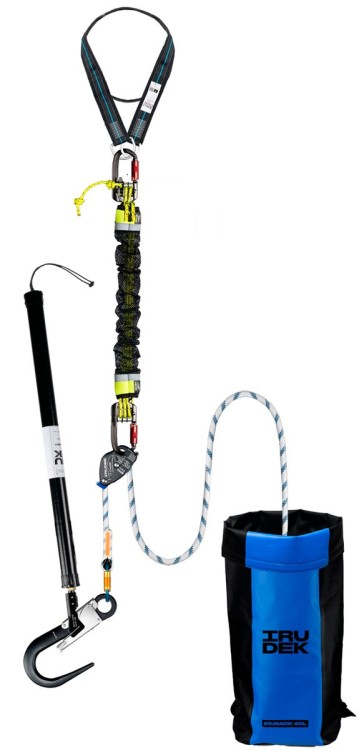 RK2 RESCUE KIT 50m system ratunkowy z drążkiem RESCUE PERT dostęp linowy i ewakuacja - zdjęcie 2
