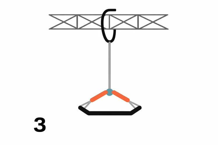 HAULERBINER 105 cm: Kompaktowy zestaw wyciągowy, ratownictwo wysokościowe - zdjęcie 4