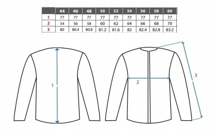 Bluza kucharska Radim 100% bawełna – dwurzędowa, biała, certyfikat OEKO-TEX® - zdjęcie 2