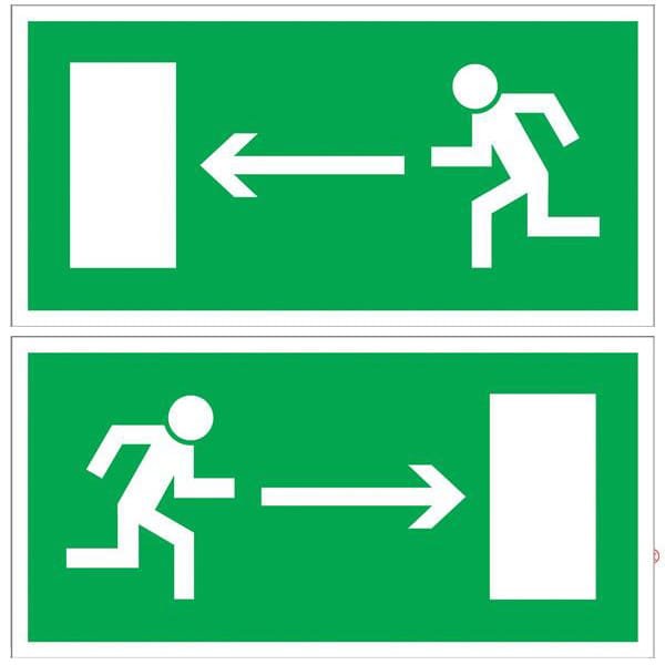 Znak Ewakuacyjny Kierunek Wyjścia Schody w Prawo Z-3E - zdjęcie 2