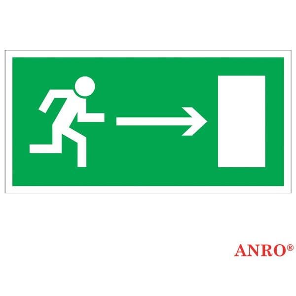 Znak Ewakuacyjny Kierunek Wyjścia Schody w Prawo Z-3E - zdjęcie 3