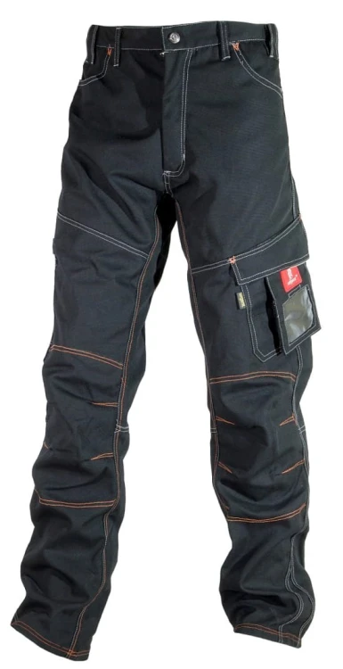 Grube wytrzymałe spodnie monterskie do pasa Urgent URG-B czarne 315g - zdjęcie 16