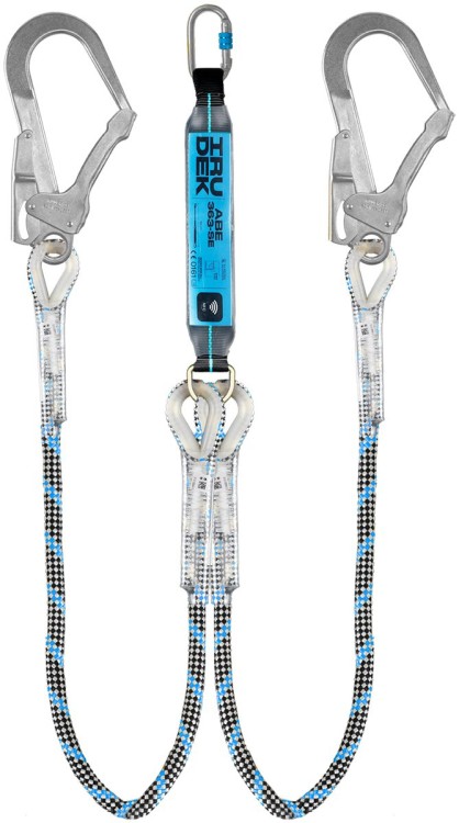 ABE 363-SE/180 linka bezpieczeństwa Y z absorberem praca pozioma i pionowa 6 kN