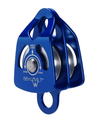 PRO64 BUS bloczek podwójny z dolnym punktem pomocniczym