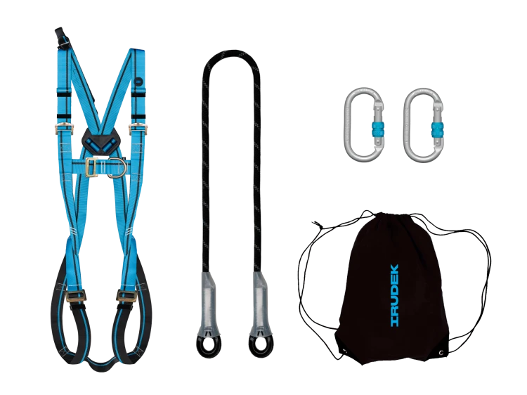 KIT ERNIO system powstrzymujący z linką 1,5 m i karabinkami 981