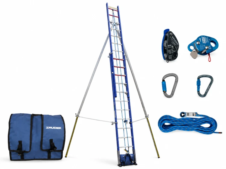 KIT IRULADDER POLE kompletny system asekuracyjno-ratunkowy EN 795 B