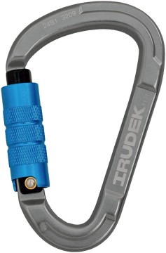 Karabińczyk (zatrzaśnik) aluminiowy z blokadą 840099 Irudek