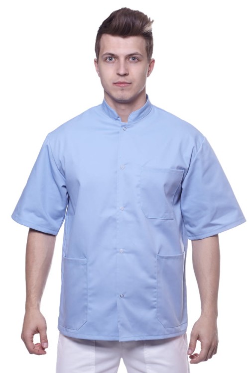 Bluza medyczna Alan krótki rękaw - zdjęcie 3