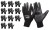 Rękawice robocze X-TOUCH BLACK poliuretan - zdjęcie 2