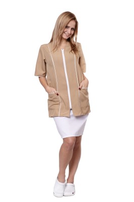 Fartuch damski DIANA z rękawem