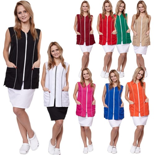 Fartuch damski Doris beżowy L-12191