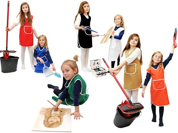 Fartuszek Ola dzieciak prace domowe plastyczne - zdjęcie 9