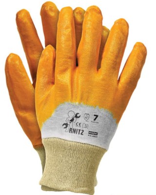 Rękawice robocze ochronne nitrylowe RNITZ