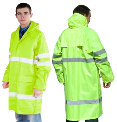 Kurtka przeciwdeszczowa ostrzegawcza SATURN - zdjęcie 2