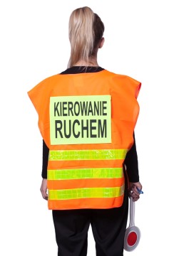 Kamizelka ostrzegawcza odblaskowa Kierowanie Ruchem - zdjęcie 2